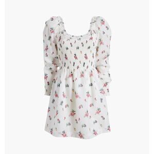 Elegant Floral Long Sleeve Dress